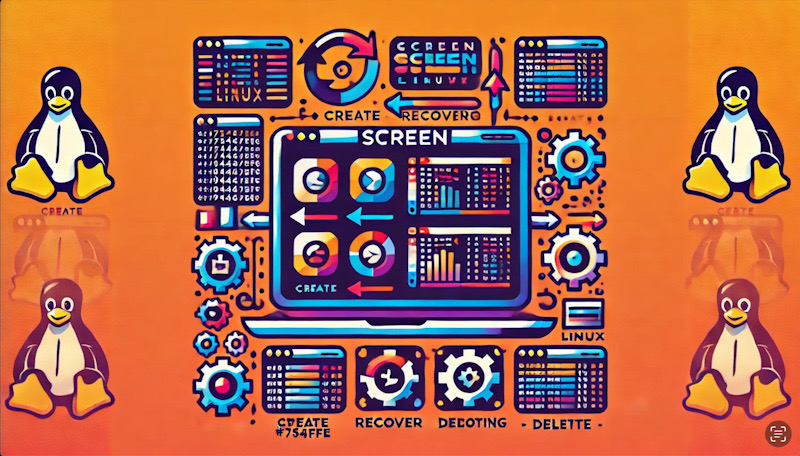 Manage screen session